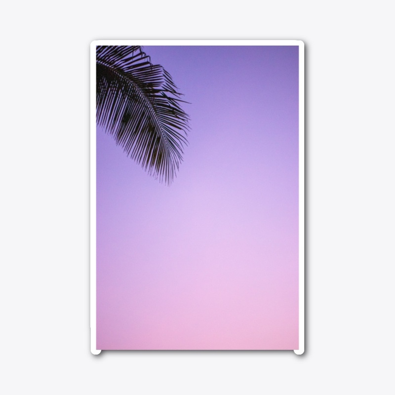 Purple Palm Trees