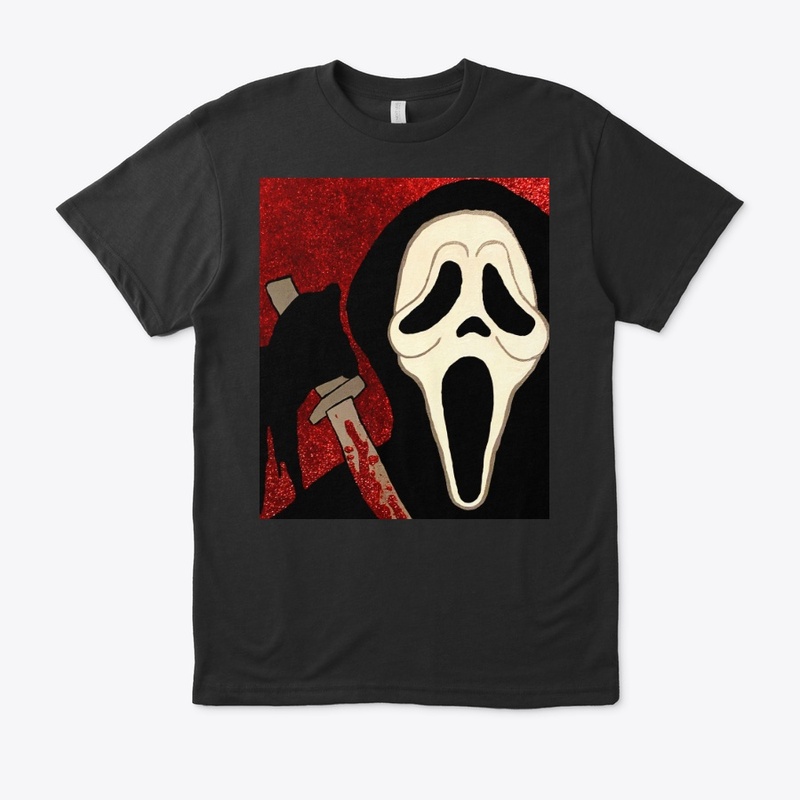 Ghostface Scream Portrait Painting