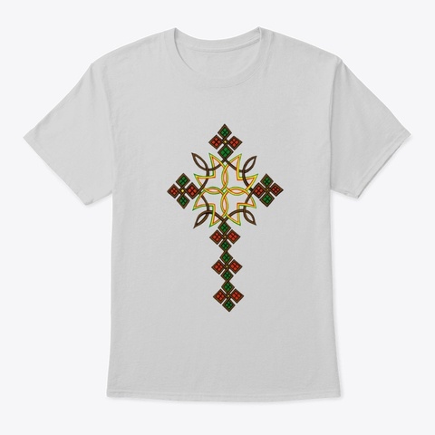 Ethiopian T Shirt Light Steel T-Shirt Front
