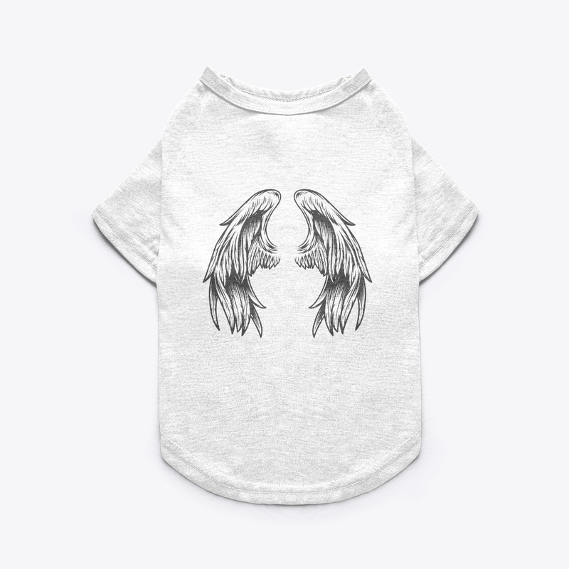 Wings on t-shirt