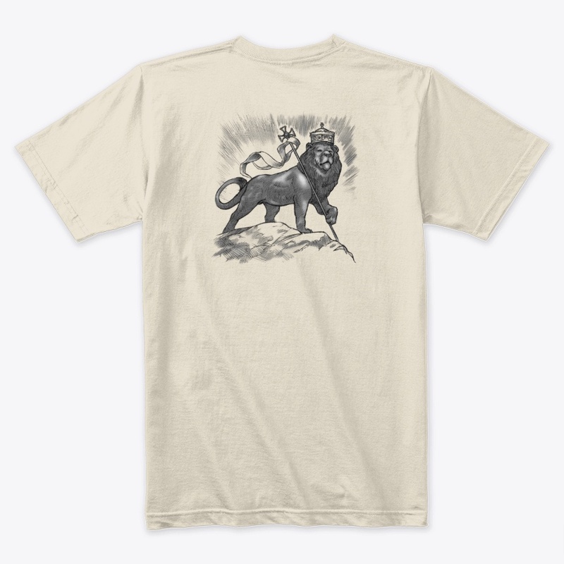 YWA LION CREAM TEE