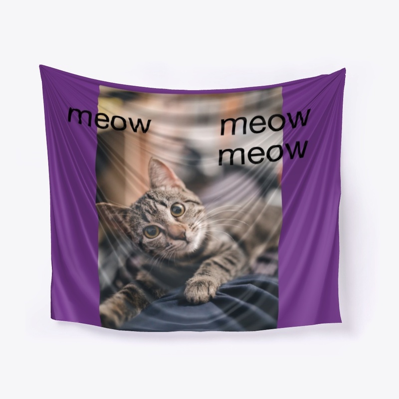Meowing cat