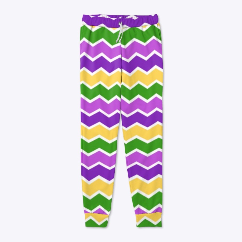 Mardi Gras Zig Zag Dress
