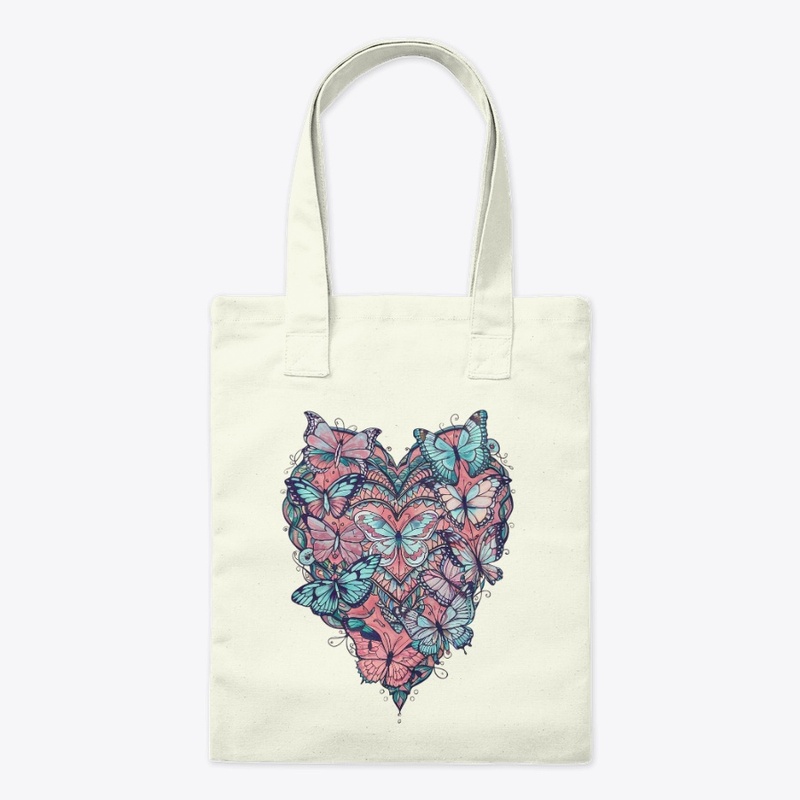 Butterfly Mandala: Interconnected Hearts