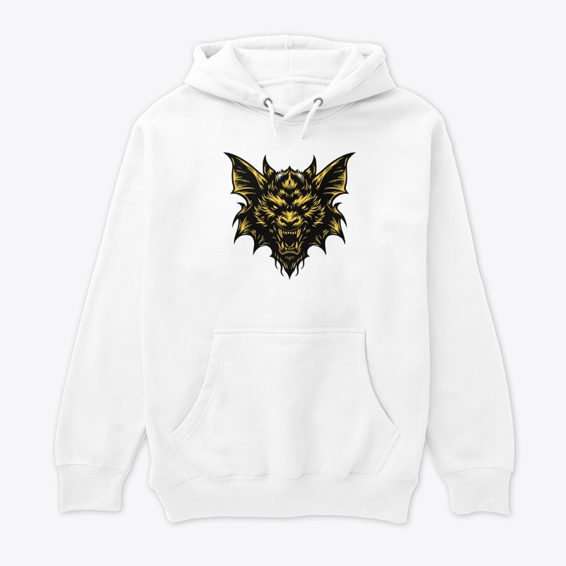 Angry Bat Head Fierce Nocturnal Design