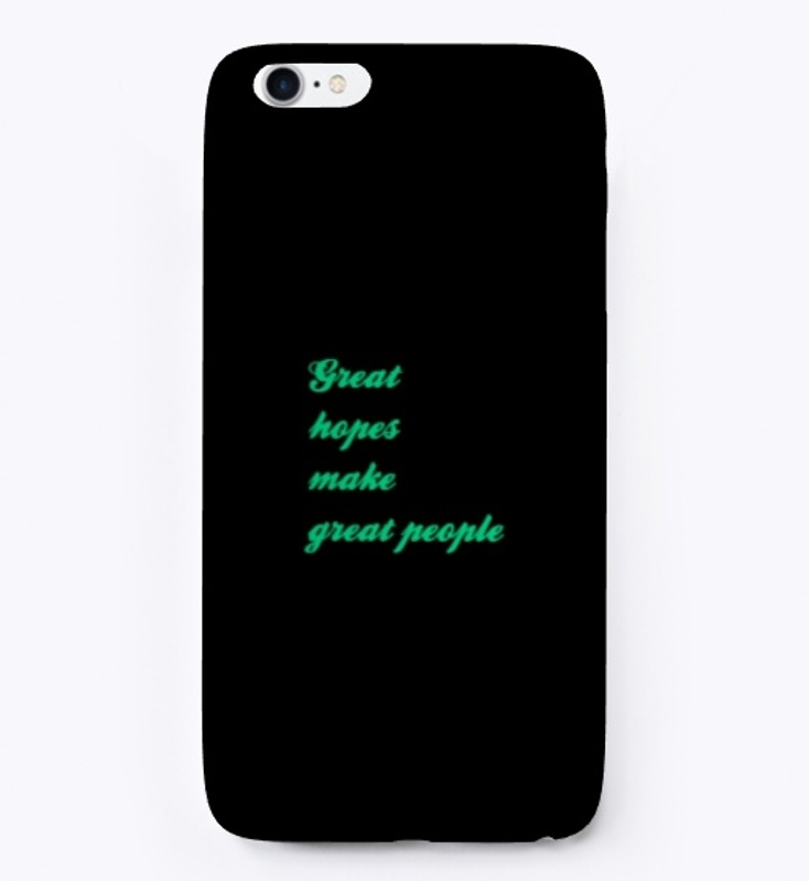 Great hopes make great people