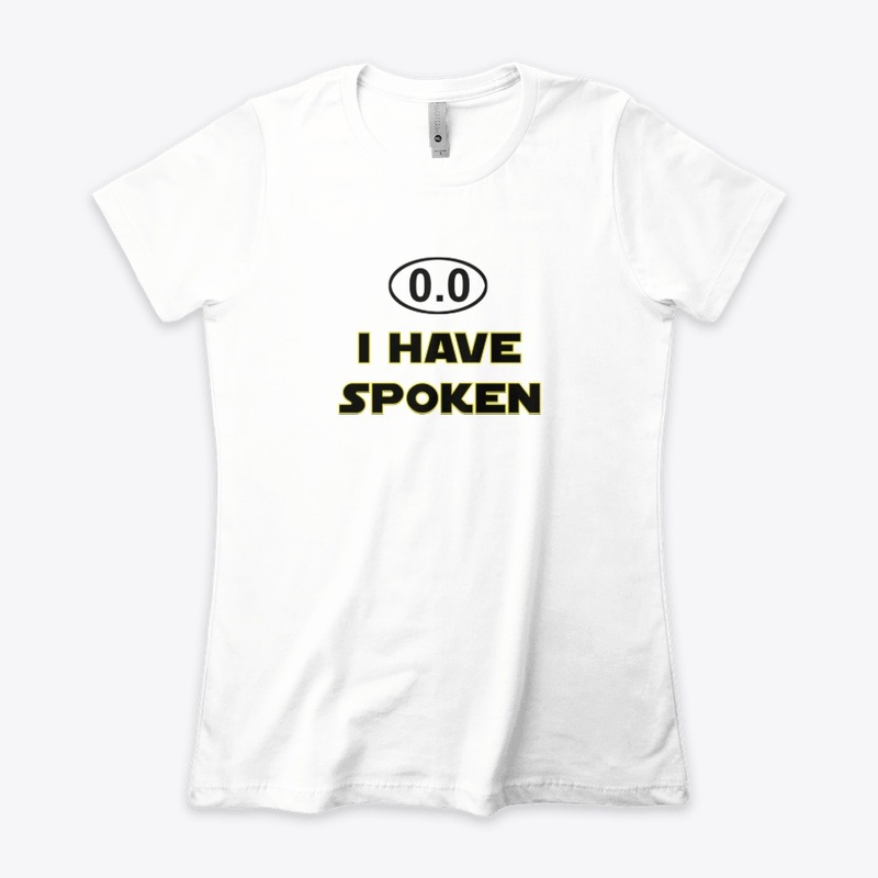 0.0 I Have Spoken, I don't Run