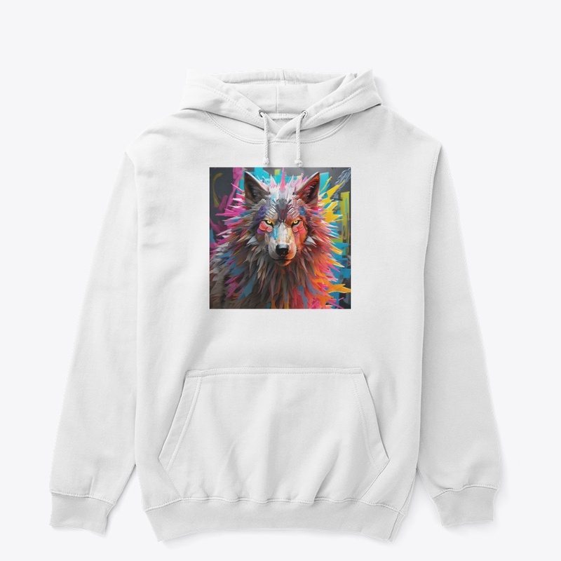 Vibrant Wolf Spirit