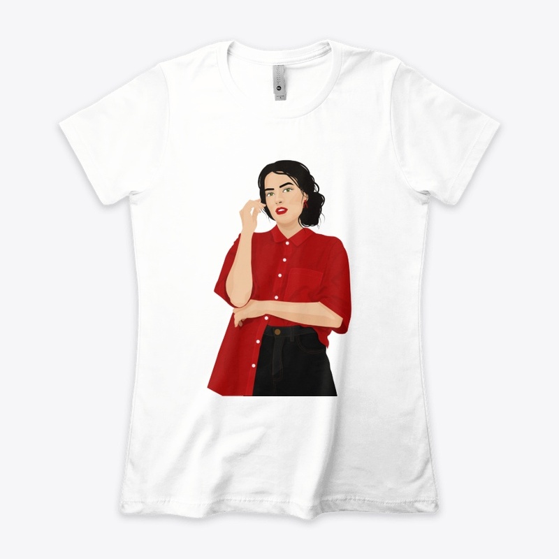 Tuck that shirt red