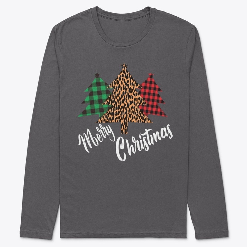 Merry Christmas Leopard Buffalo  Plaid