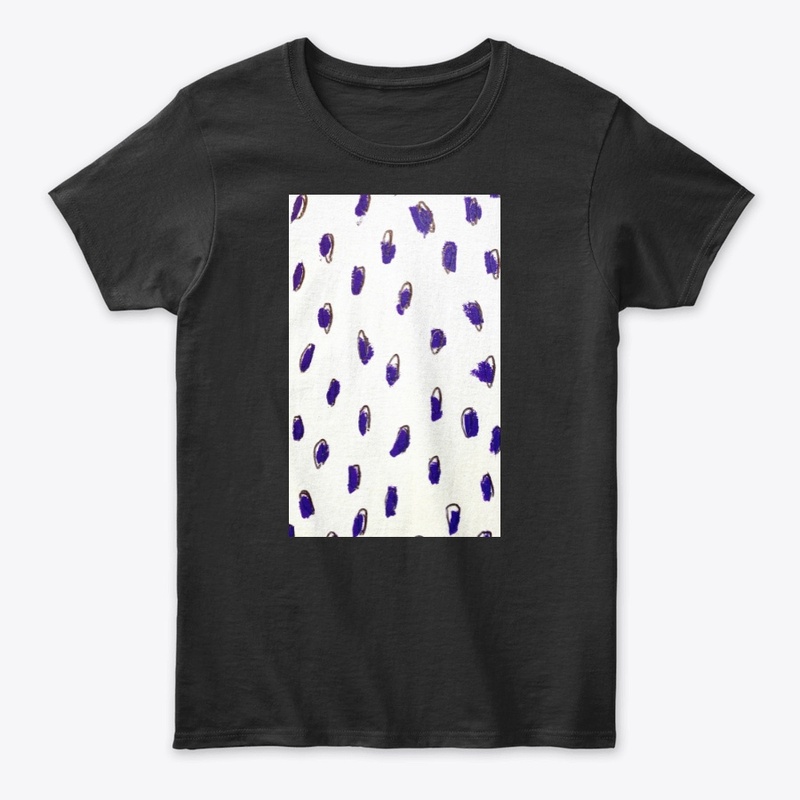 Abstract Purple Dots