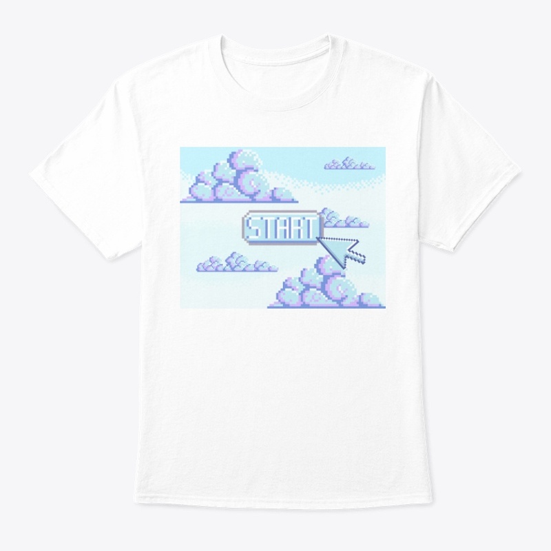 Blue sky pixel art tenshi kaiwai 