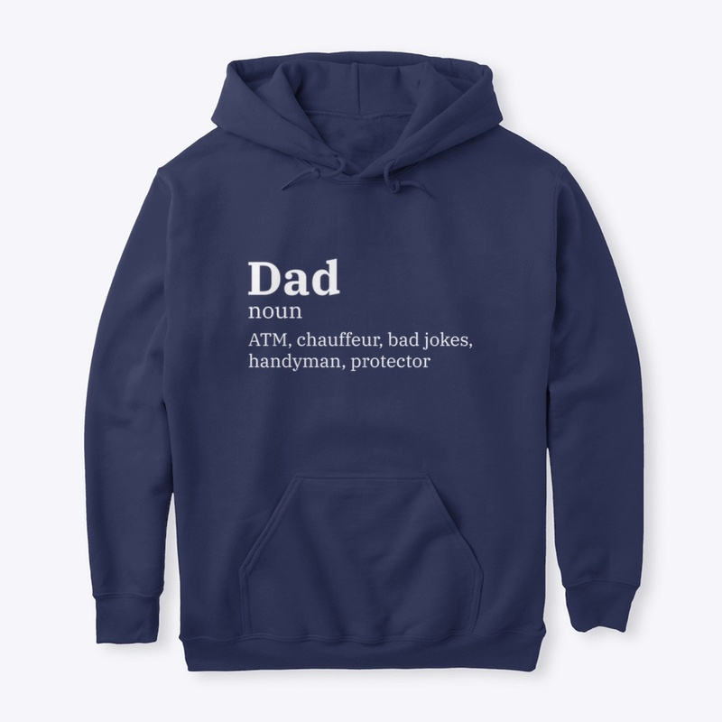 Dad definition - white text