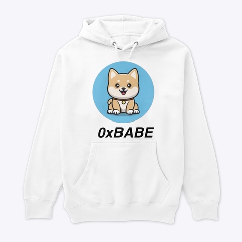 Baby Neiro Hoodie White áo T-Shirt Front