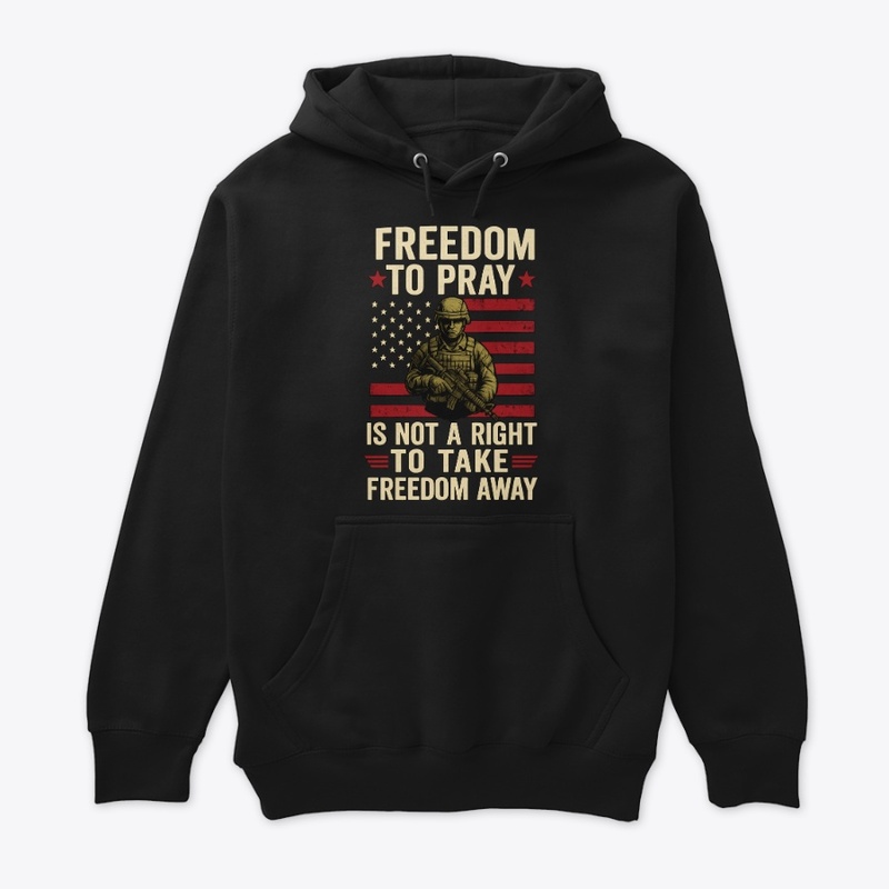Freedom To Pray Patriotic Tee