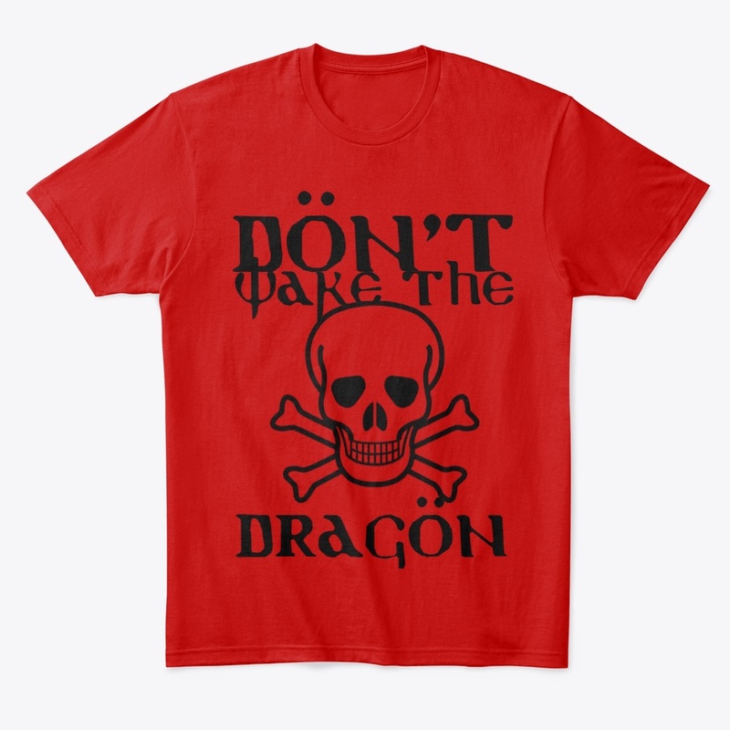 "DON'T WAKE THE DRAGON" logo apparel