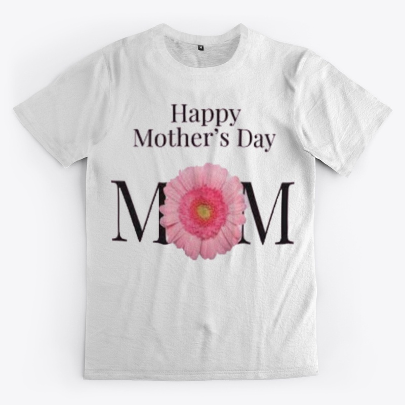 Happy Mother's Day MOM with flower