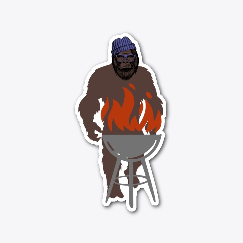 Bigfoot, Sasquatch, Yeti Grilling