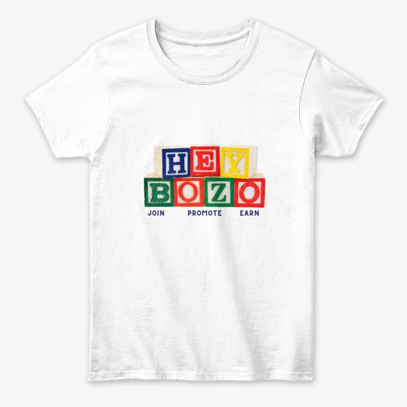 Hey Bozo Design T-Shirts, Tops & Mugs