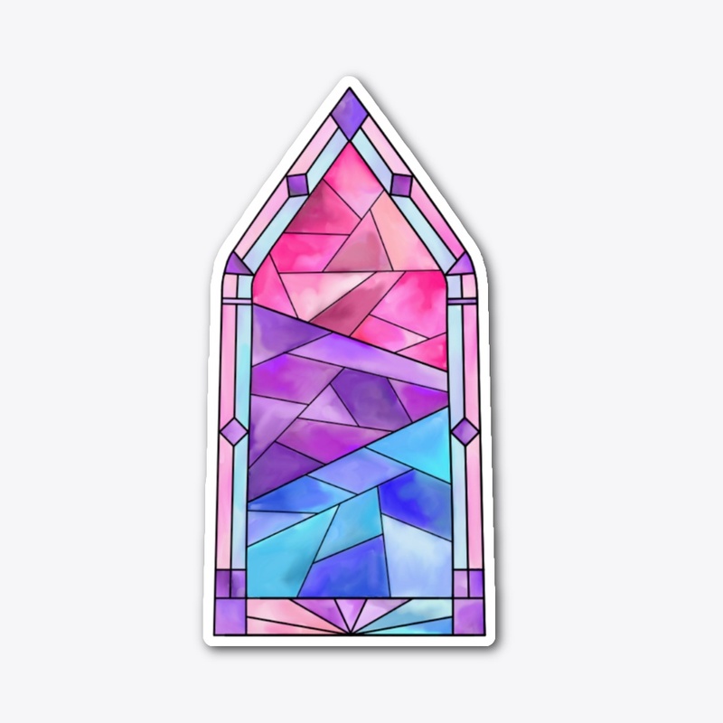 Stained Glass Bi Window