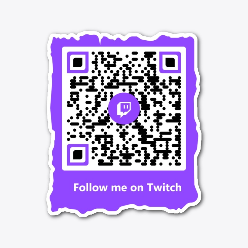 Follow me on Twitch QR code