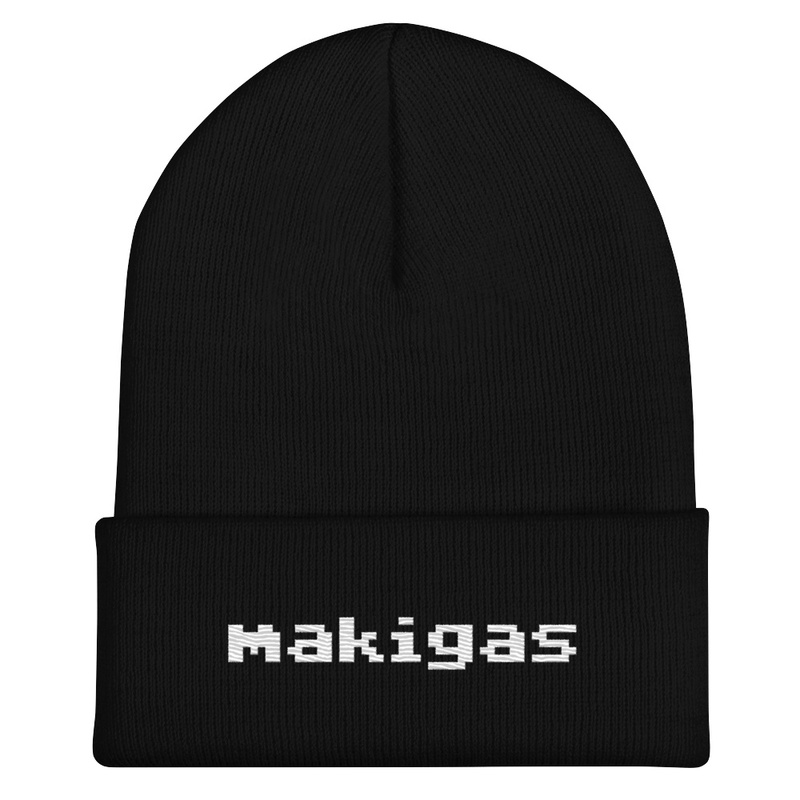 Beanie Wordmark Makigas Oscuro