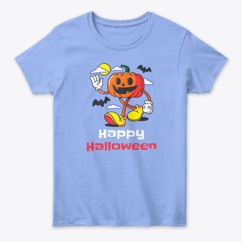 Orange pumpkin - Happy Halloween Design