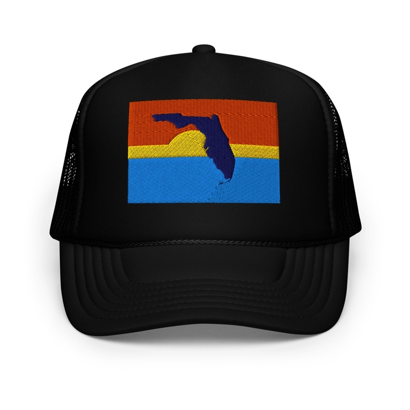 Florida Embroidered Foam Trucker Hat