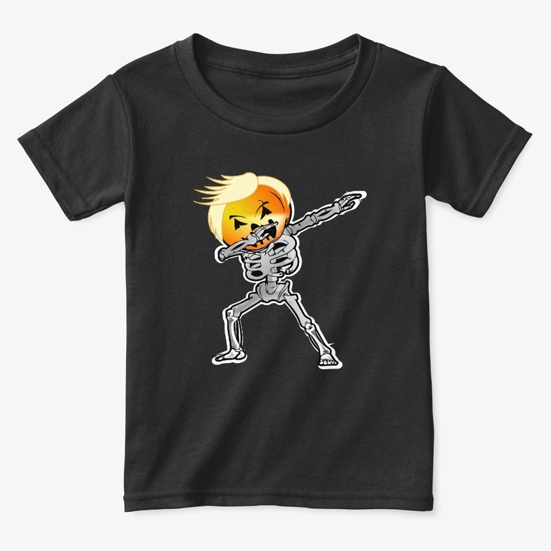 Dabbing Trumpkin Halloween costume tee
