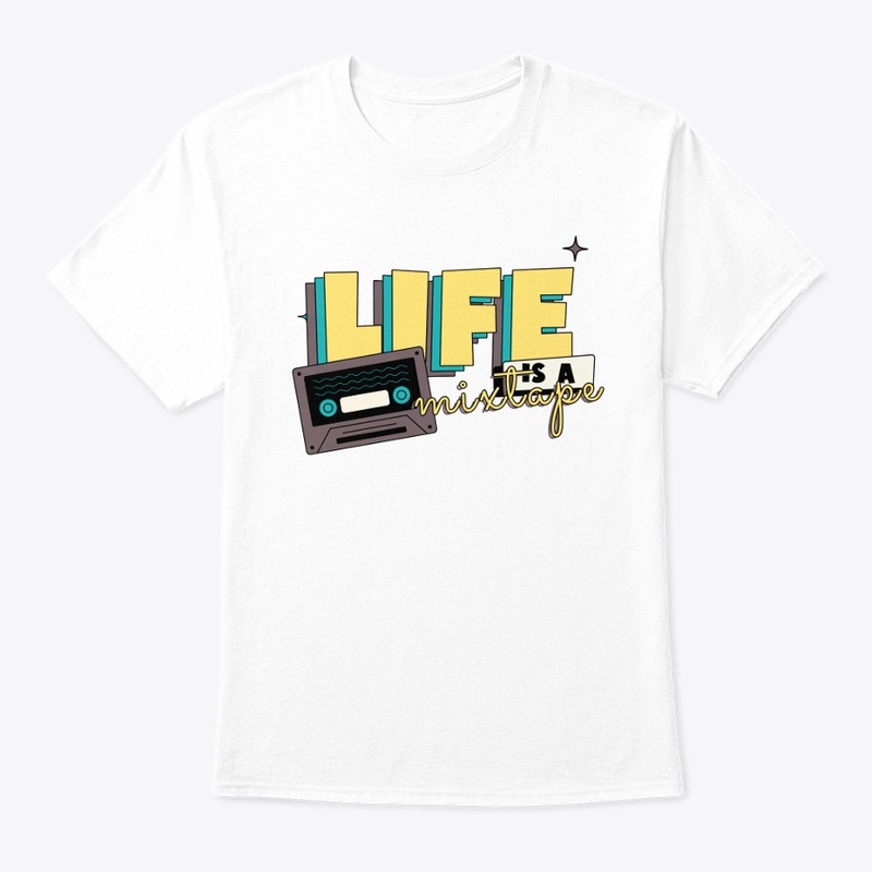 LIFE IS A MIX TAPE MIXTAPE TSHIRT FALL