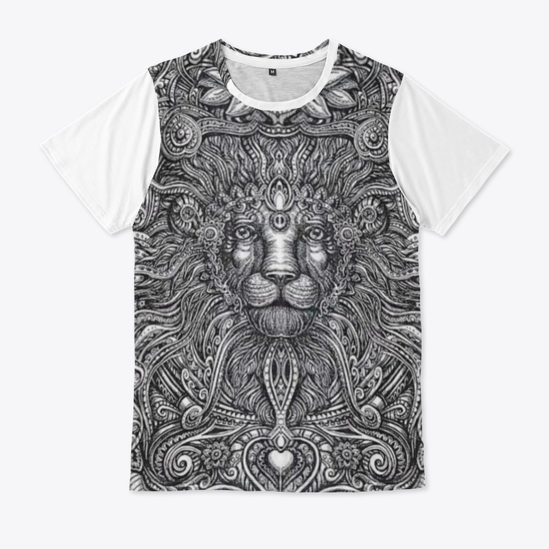 Lion designer Tee