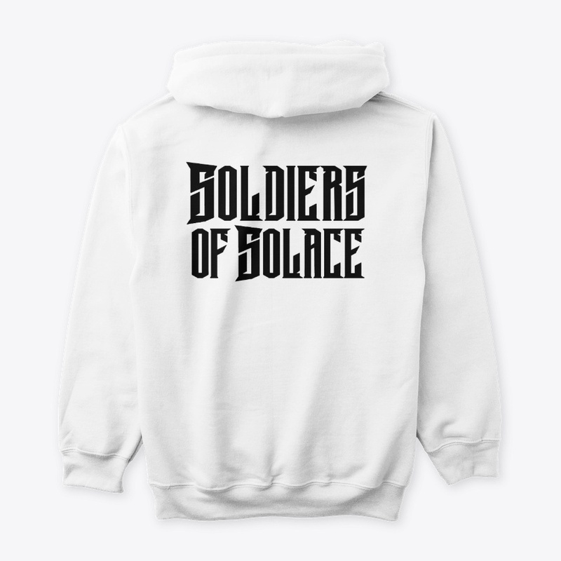 White with Logo on Front Name on Back