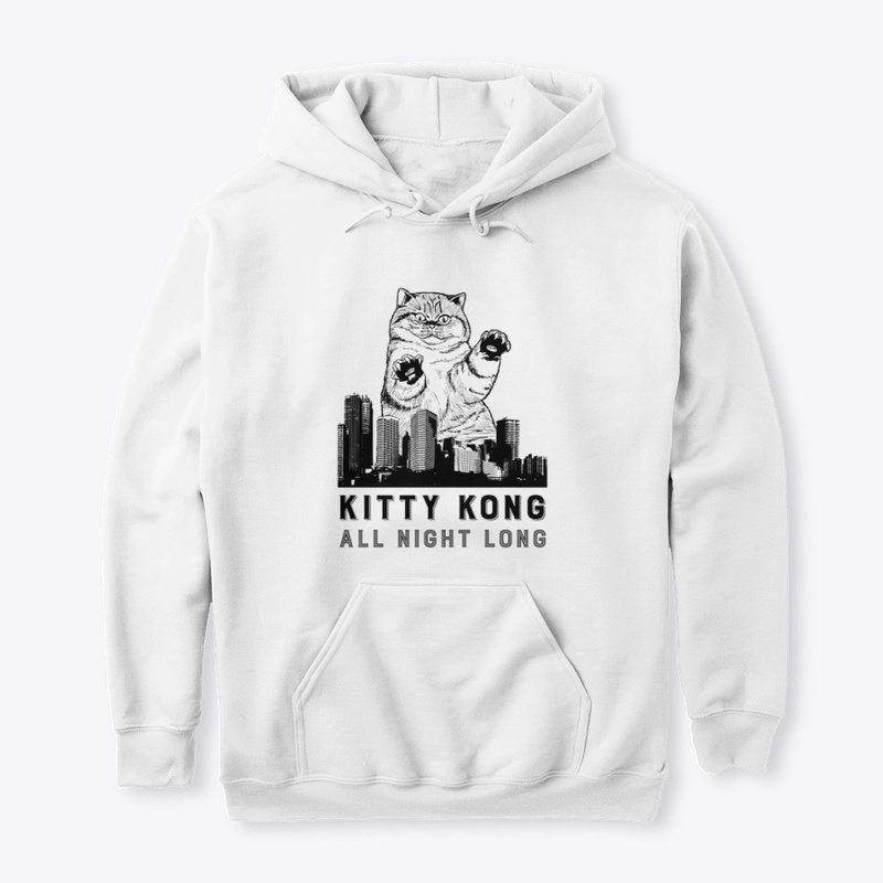 Kitty Kong All Night Long | Cat Tee 