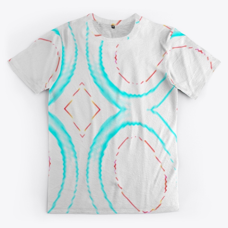 Modern all over print tee and joggers 