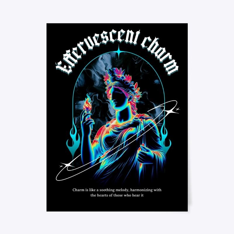 Effervescent Charm Typography Streetwear
