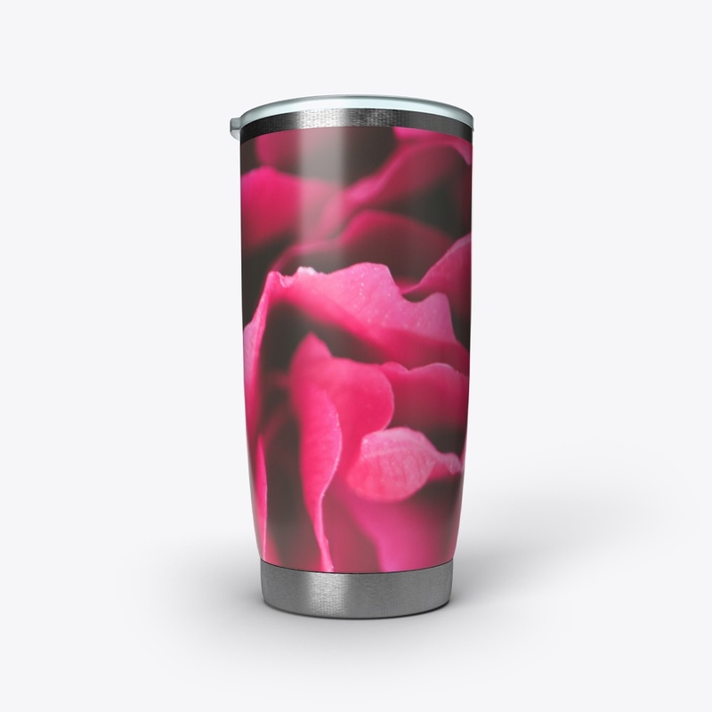Abstract Pink Rose Pattern