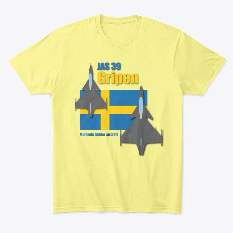 JAS 39 GRIPEN - Over Swedish Flag