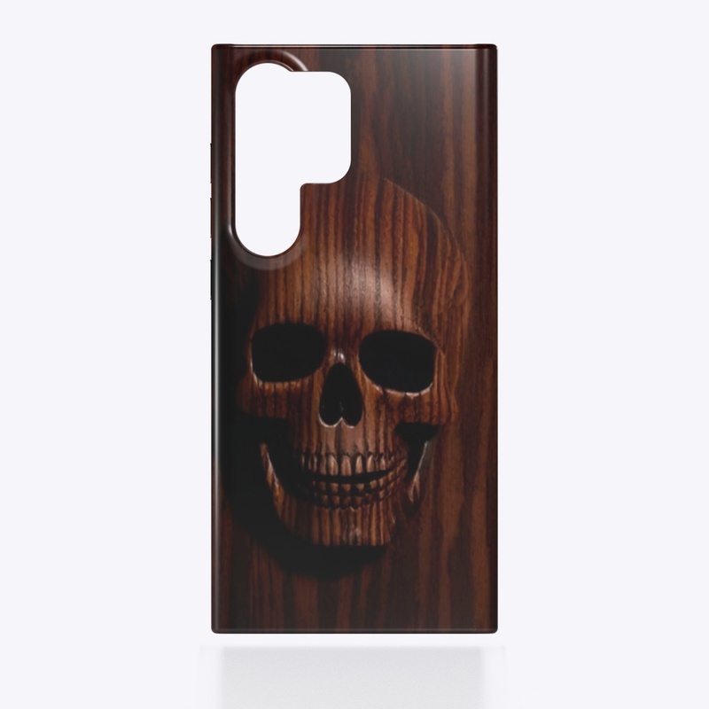 Wood Grain Skull