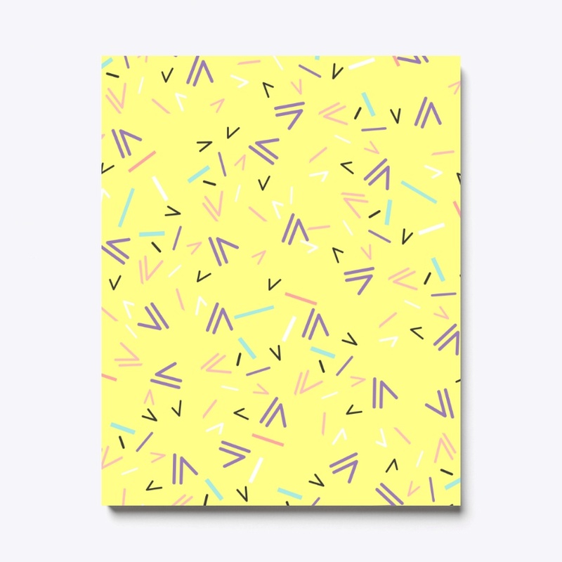 colorful yellow patern