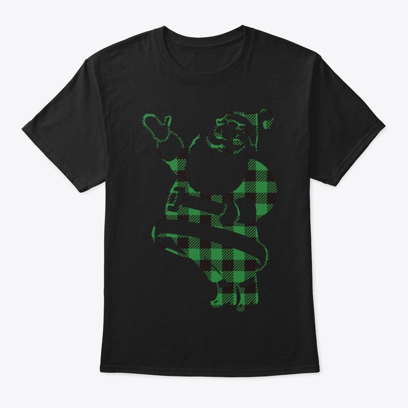 Cute Plaid Santa
