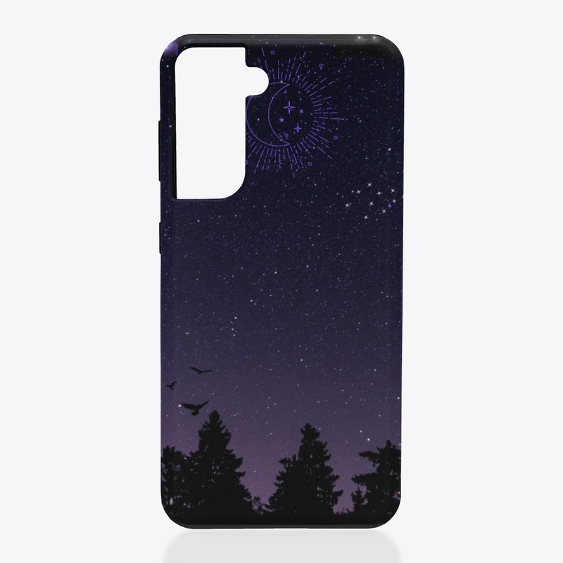Night space phone case