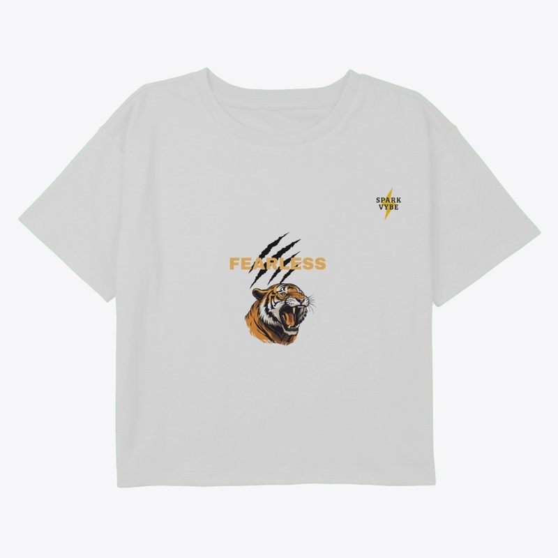 Women's Live Fearless Crop Tee