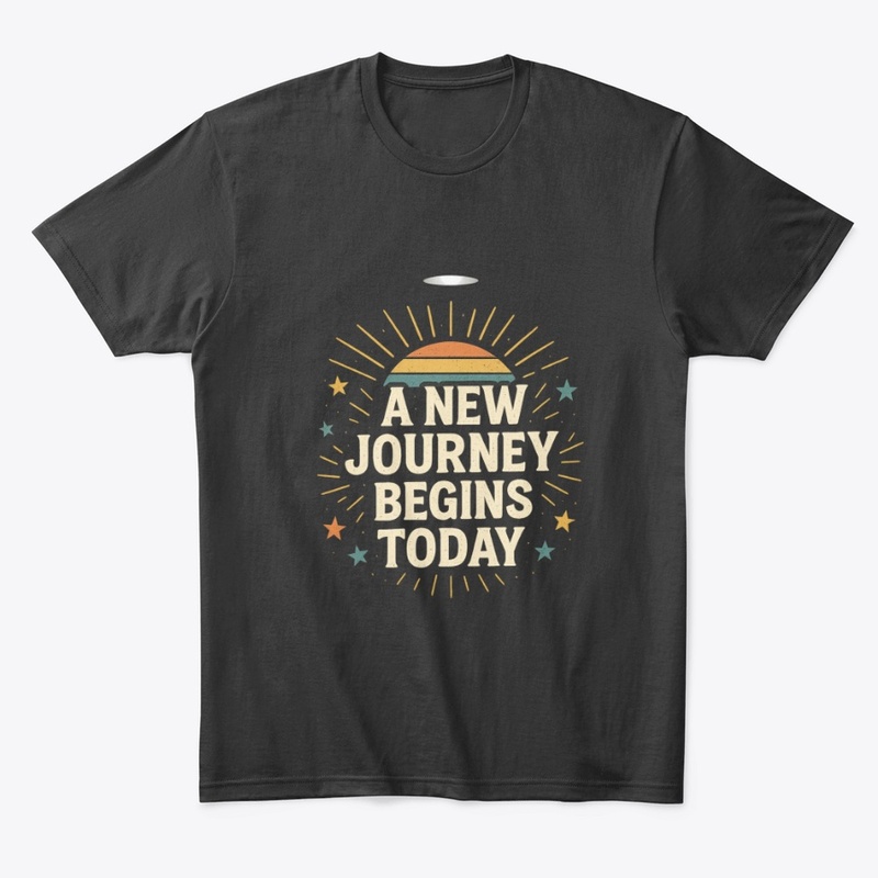 A New Journey Begins Today –T-Shirt