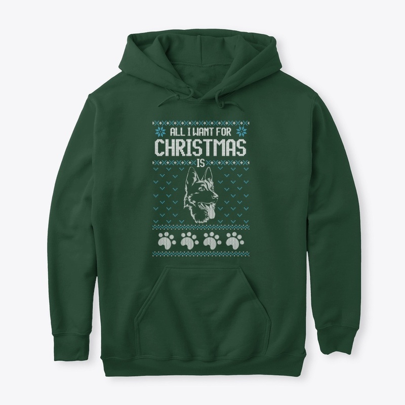 German Shepherd Ugly Christmas Sweater