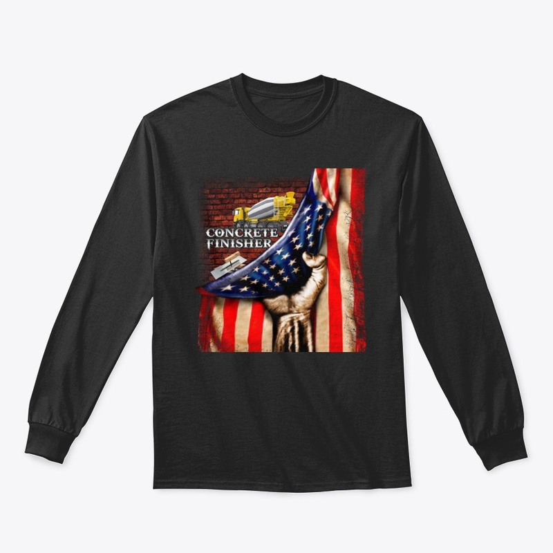 Proud American Concrete Finisher