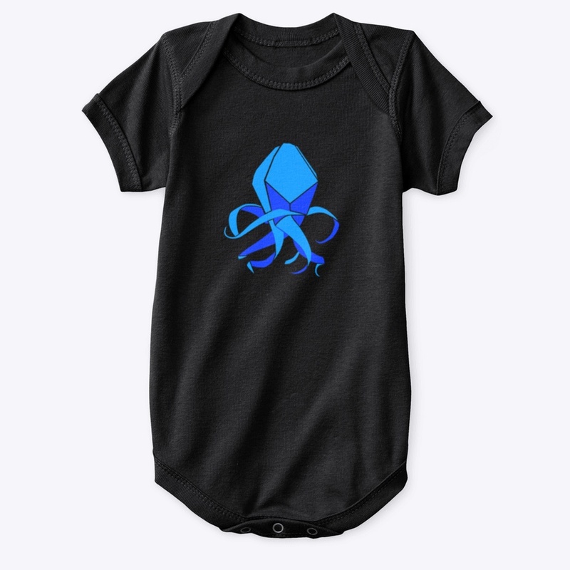 Origami Octopus Shirt, Deep Sea Marine