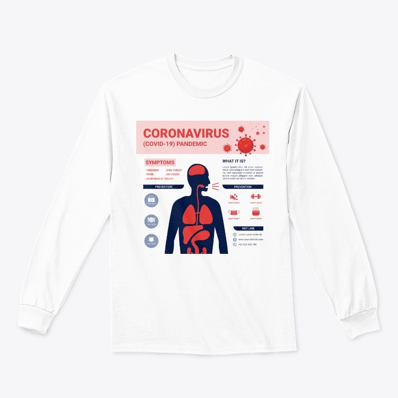 T-shirt Coronavirus, go away!!!