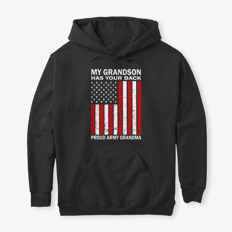 American Flag Army Grandma Veterans Day