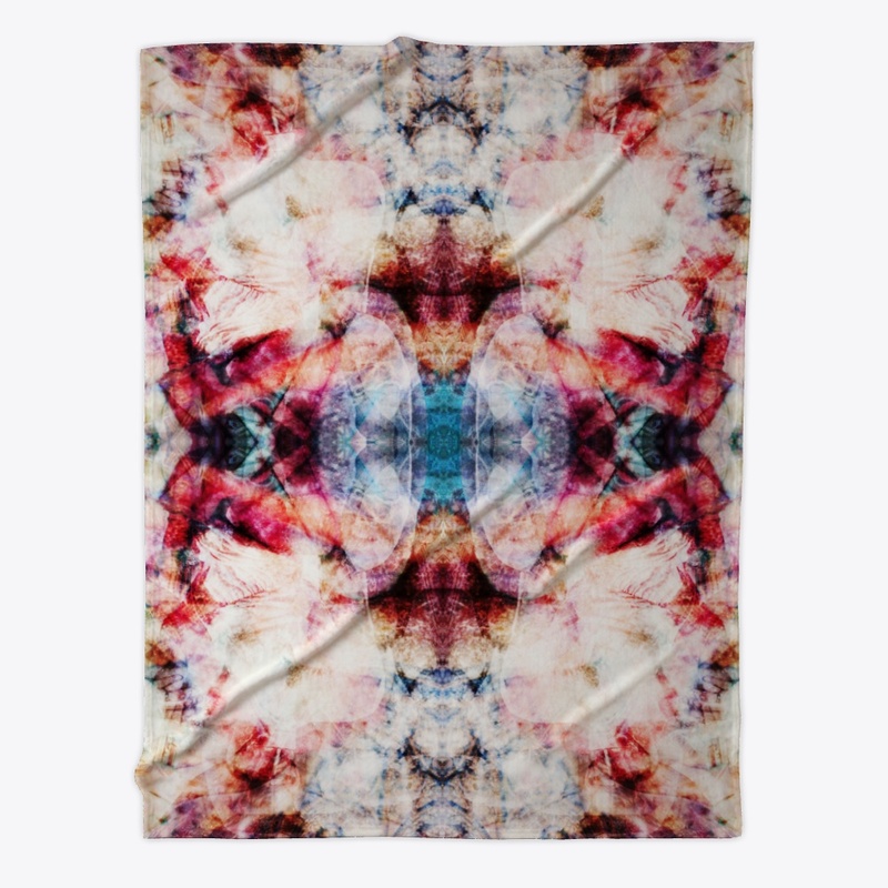 Abstract Colorful Batik Pattern