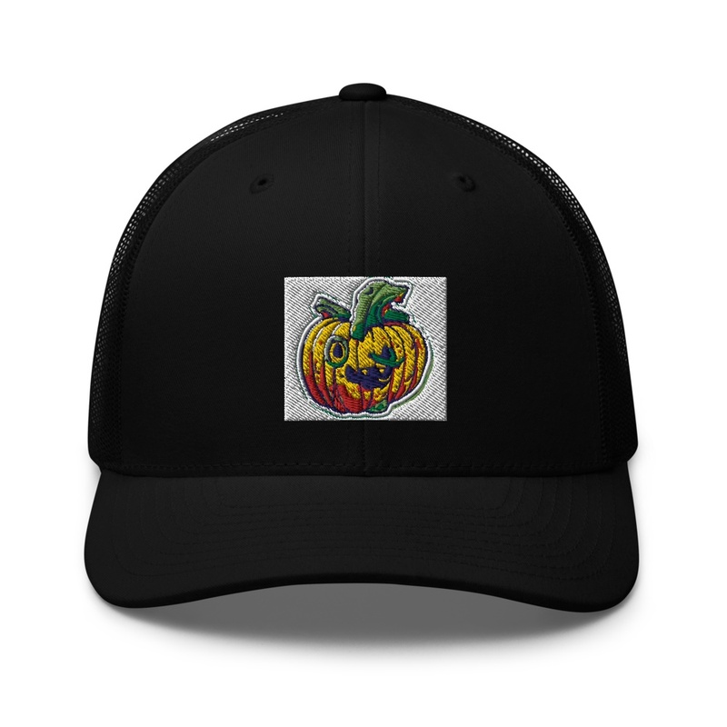 Trucker Hat,Haloween Pumpkin